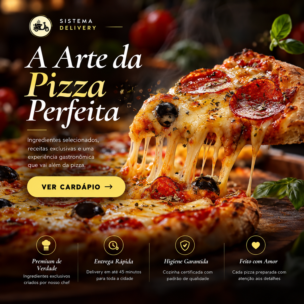 Delivery System: a complete ordering and management platform for pizzerias